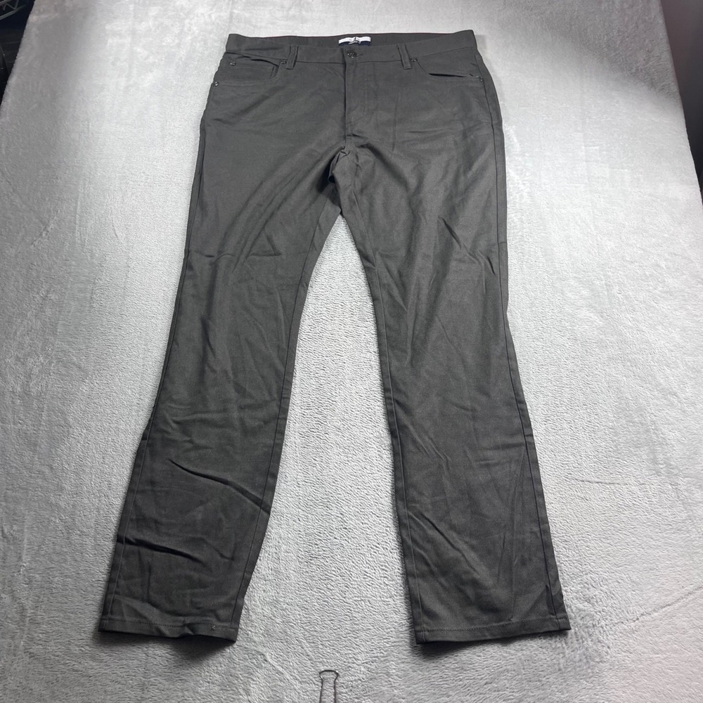 Johnnie-O London Pants Mens 34x32 Charcoal Gray 5-Pocket JMPA100010